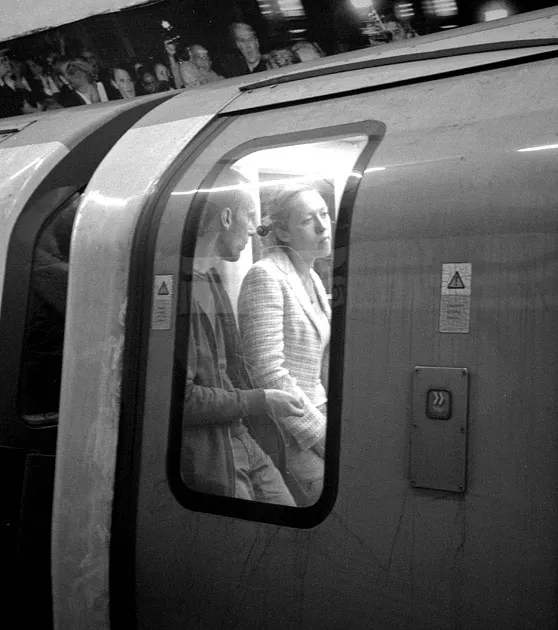 A passenger half-listening on the London Underground, having heard it all before.