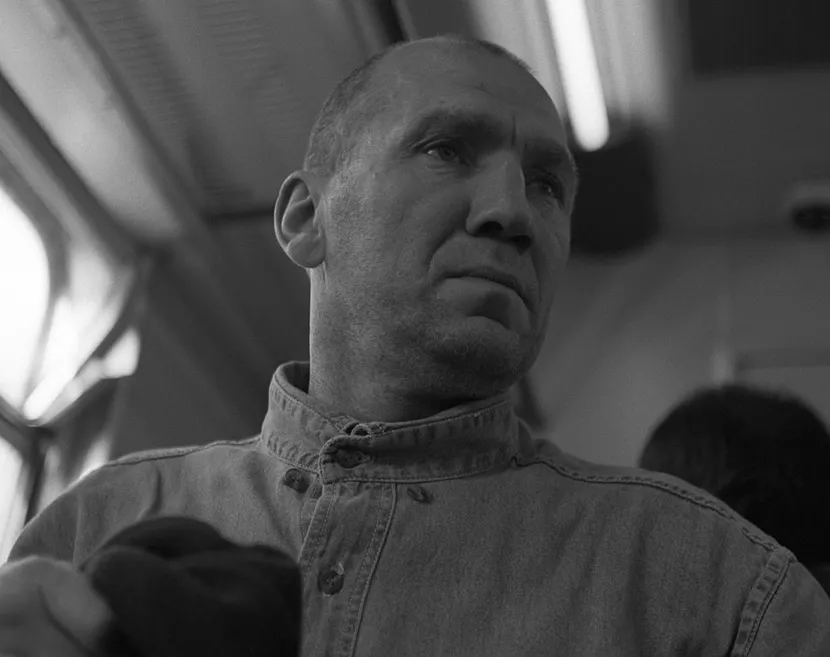 Strangers sharing a London Underground carriage for the length of a journey.